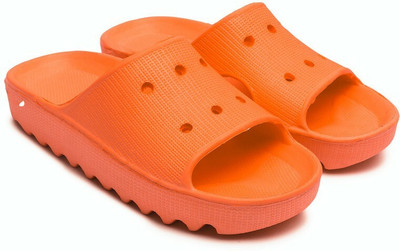 Ambit Men Best Quality Trendy Stylish EVA Material Extra Soft | Slides for Men Slides(Orange , 7)