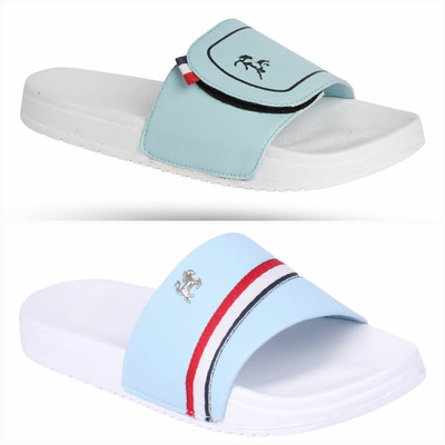 PERY-PAO Men Slides(Multicolor , 10)