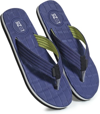 SIZEONE Men Slippers(Navy , 10)