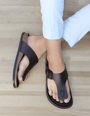 aadi Men Slippers(Brown , 9)