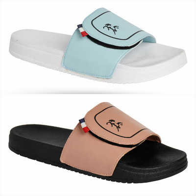 PERY-PAO Men Slides(Multicolor , 6)