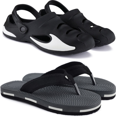 EVOK Men Slippers(Multicolor , 7)