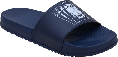 PERY-PAO Men Slides(Navy , 10)