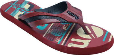 ACTION MILANO Men Slippers(Maroon , 6)