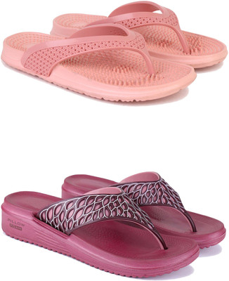 Pennen Women Slippers(Maroon , 5)