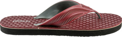 PODDAR Men Flip Flops(Maroon , 9)