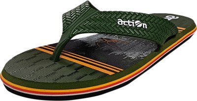 ACTION MILANO Men Slippers(Multicolor , 10)