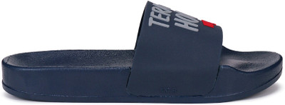 BERSACHE Men Slippers(Navy, Grey, Red , 6)