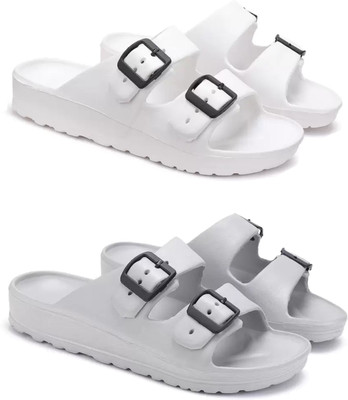 DRACKFOOT Men Slides(Grey , 7)
