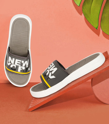 RIFOF Men Slides(Grey , 8)
