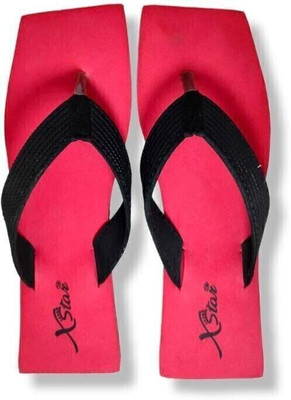 xstar Men Slippers(Green, Red , 7)