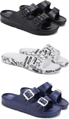 DRACKFOOT Men Slides(Blue , 8)