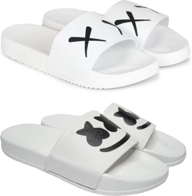 Pennen Men Slides(White , 8)
