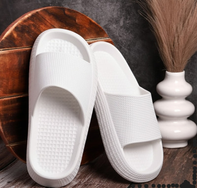 Ambit Shoe Men Slides(White , 9)