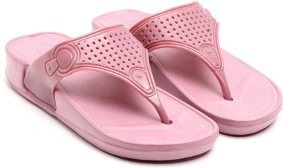 GENVE Women Flip Flops(Pink , 7)