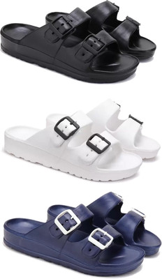 DRACKFOOT Men Slides(Blue , 8)