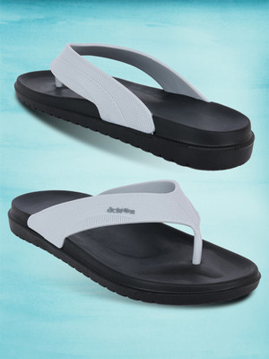 action Men Men AN-017 Slippers(Black, Grey , 8)