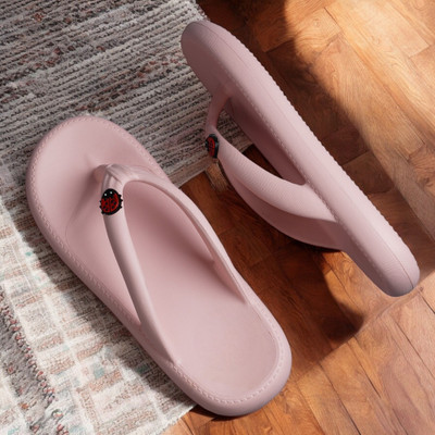 Free Kicks Women Slippers(Pink , 8)