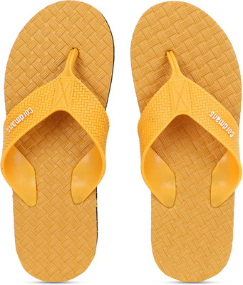 Cordmans Men Slippers(Yellow , 7)