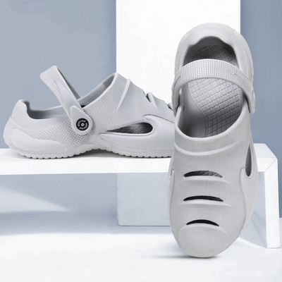 DUNKASTON Men Clogs(Grey , 8)