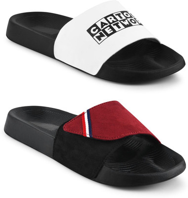 Shoe Mate Men Slides(Maroon , 11)