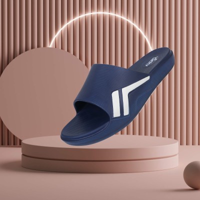 TRV Men EVA Slipper For Men|Ultralightweight|Comfort|All Season|Slipper for Men Slides(Navy , 9)