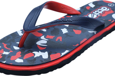 ACTION MILANO Men Slippers(Red , 7)