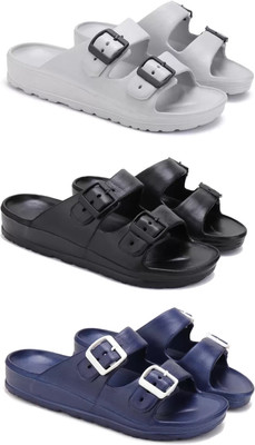 DRACKFOOT Men Slides(Blue , 6)