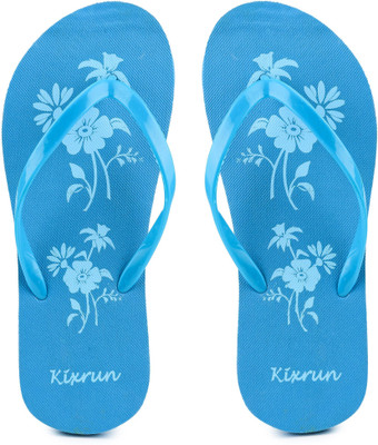 Kixrun Women Slippers(Blue , 6)