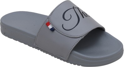 STEP WEY Men Slides(Grey , 8)