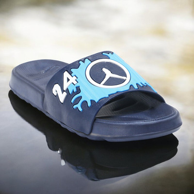 Begone Men Slides(Navy , 9)