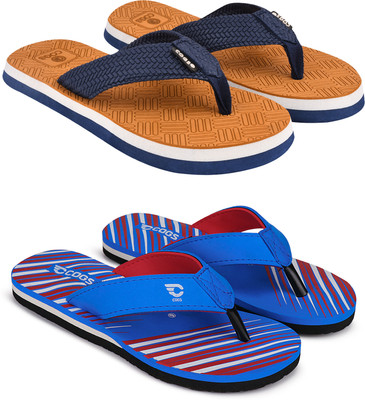 Cogs Men Soft Stylish Comfortable Indoor & Outdoor Slippers Flip Flops Slippers(Multicolor , 9)