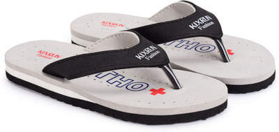 Kixrun Women Flip Flops(Grey , 6)