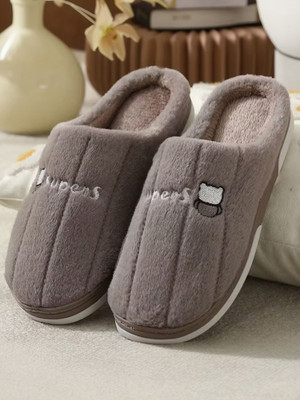 WOLVESDEN Women Slides(Brown , 8.5)