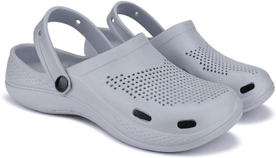 DRACKFOOT Men Clogs(Grey , 6)