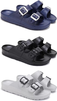 DRACKFOOT Men Slides(Grey , 7)