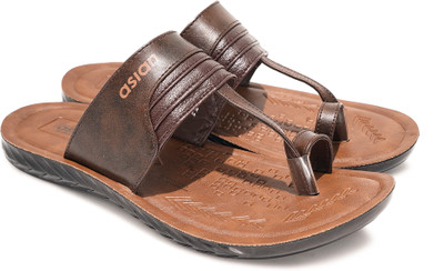 asian Men Slippers(Brown , 9)