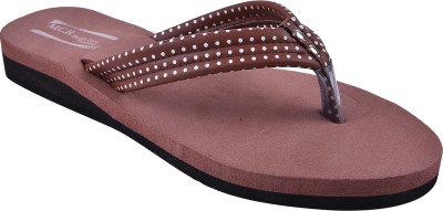 MCR Health Care Women Slippers(Brown , 11)