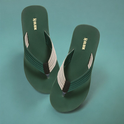 Hilux Men Slippers(Green , 10)