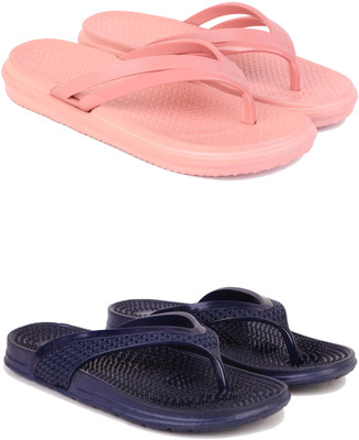 DRACKFOOT Women Slippers(Beige , 5)