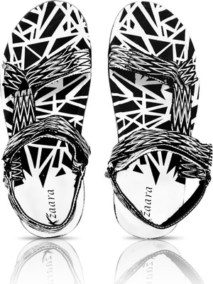 Kzaara Men Flip Flops(White , 3)
