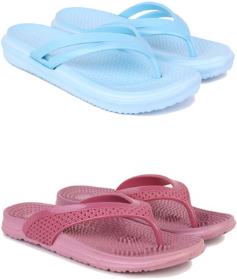 Pennen Women Slippers(Blue , 7)