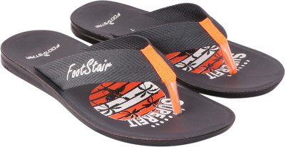 gargcreation Men Flip Flops(Orange , 7)