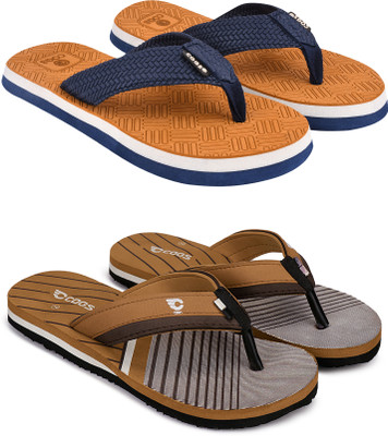 Cogs Men Soft Stylish Comfortable Indoor & Outdoor Slippers Flip Flops Slippers(Multicolor , 7)