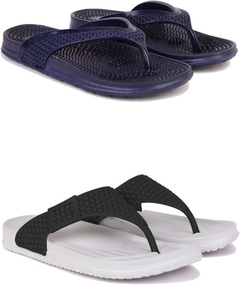 DRACKFOOT Women Slippers(Black , 5)