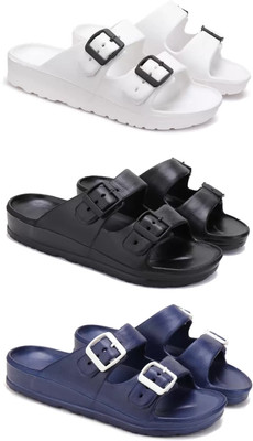 DRACKFOOT Men Slides(Blue , 8)