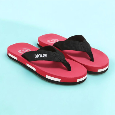 Hilux Men Slippers(Red , 6)