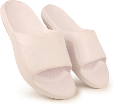 Vomoya Men Slides(White , 7)