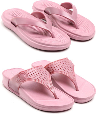 TAFFRAL Women Trending Stylish Lightweight Comfort Combo Slipper Flip Flops(Multicolor , 7)