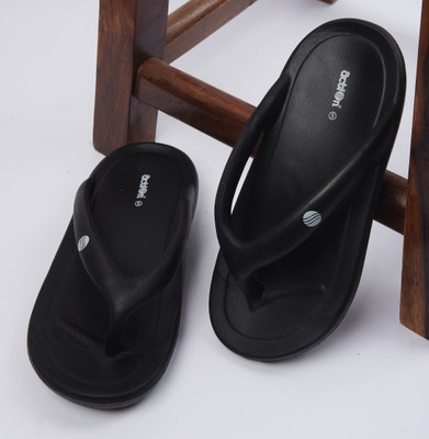 action Women Women APTW-08 Flip Flops(Black , 7)